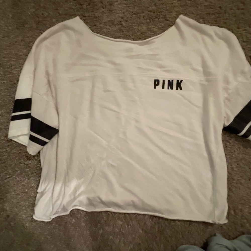 Pink Victoria’s Secret crop top medium